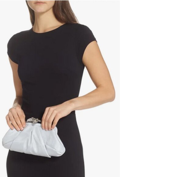 Nordstrom Floral Crystal Embellished Minaudiere - Picture 3 of 17